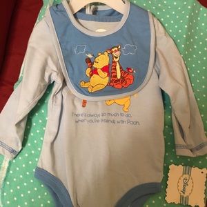 NWT- Onesie and Bib